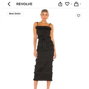 V. Chapman Lily Dress- black, size 4.